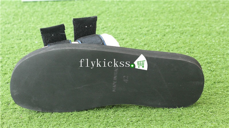 Off White Indoustrial Slides Black Royal